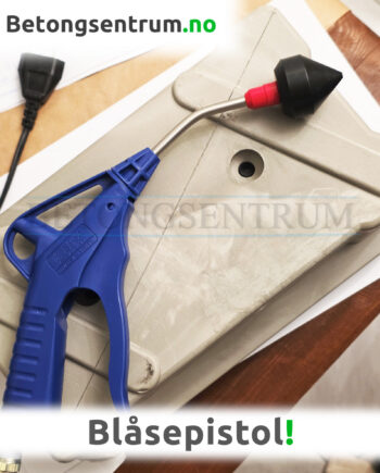 Blåsepistol til Prøveform