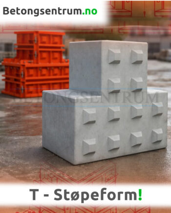 Støpeform T-blokk